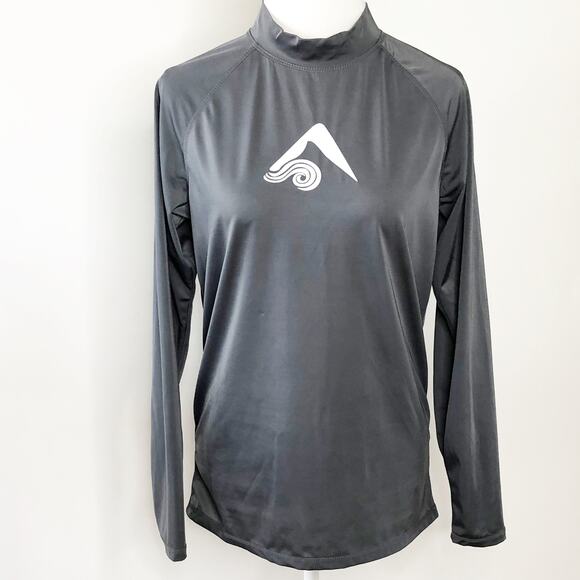 Kanu Swim Shirt Rash Gaurd Swim Cover Large Grey Long Sleeve - Picture 1 of 4